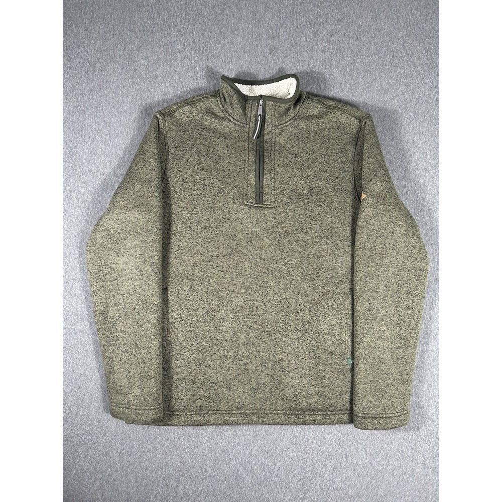 Orvis Men's Sherpa-Lined Sweater Fleece 1/4 Zip‎ Pullover, Size Medium
